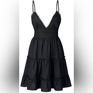 NWOT lace backless knit dress!